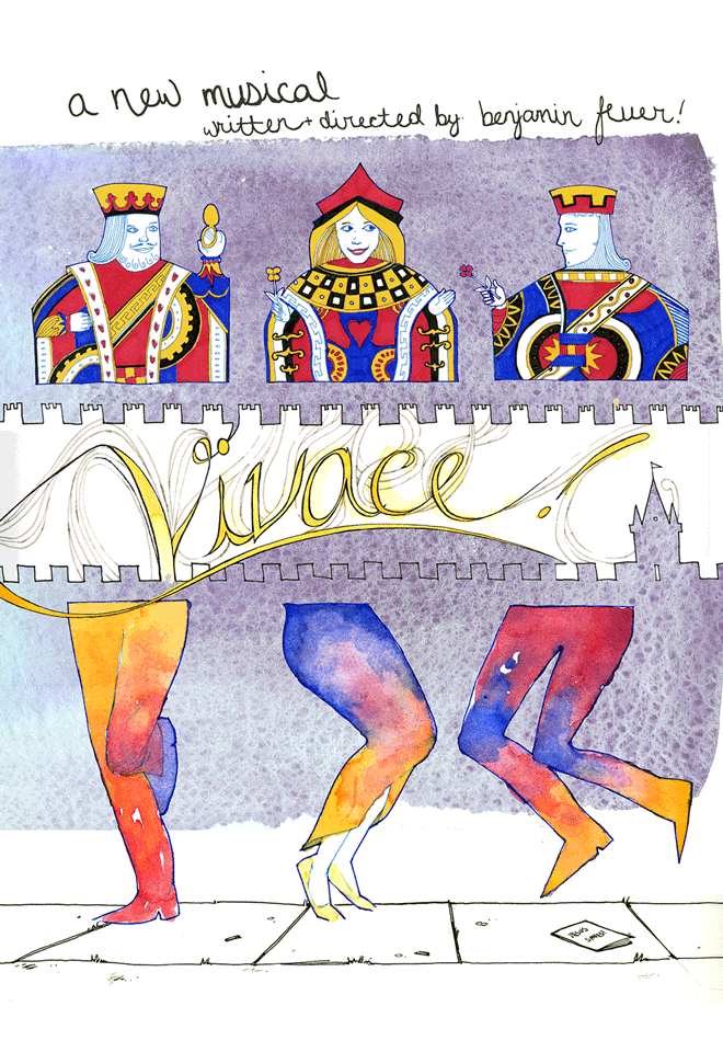 A poster produced for the movie-musical Vivace, by Atavision Films / Ben Feuer