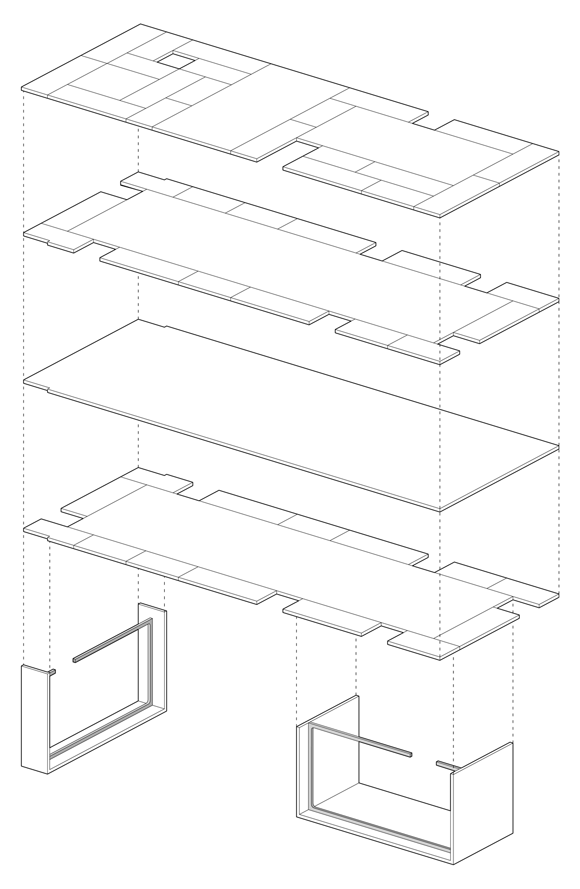 D8311 Bench Design Axonometric (Ethan Feuer)